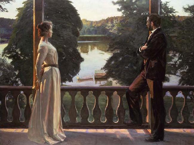 Nordic summer's evening, Richard Bergh